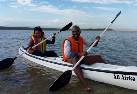 Kayaking Jeffreys Bay